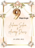 Floral Arch Countdown Invitation-AACDI006