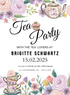 Floral Fantasy Tea Invitation-AATEA007