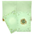 Pastel Green Floral Offset Wedding Card With Ganesha Sticker-KNCP253G-King of Cards