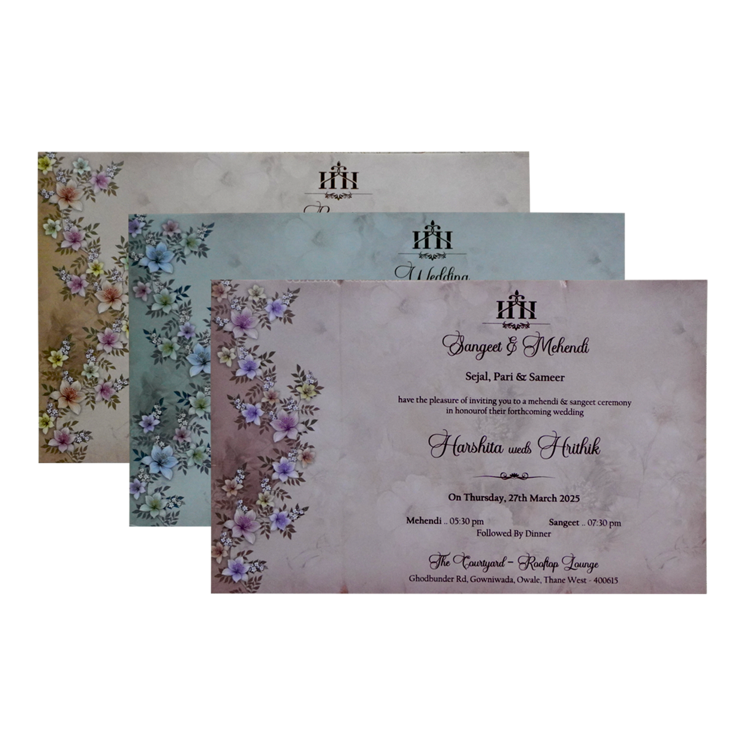 Light Pale Olive Green Invitation-KSI12540