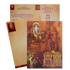 Brown Classic Ganesha With Balaji And Padmavathi Hindu Wedding Card-KNKC4029-King of Cards