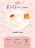 Fuchsia Fun mid-autumn festival Invitation-AAMID006