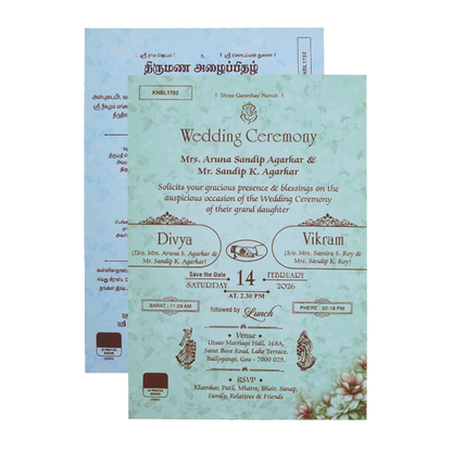 Invitation Card - KNBL1702-King of Cards