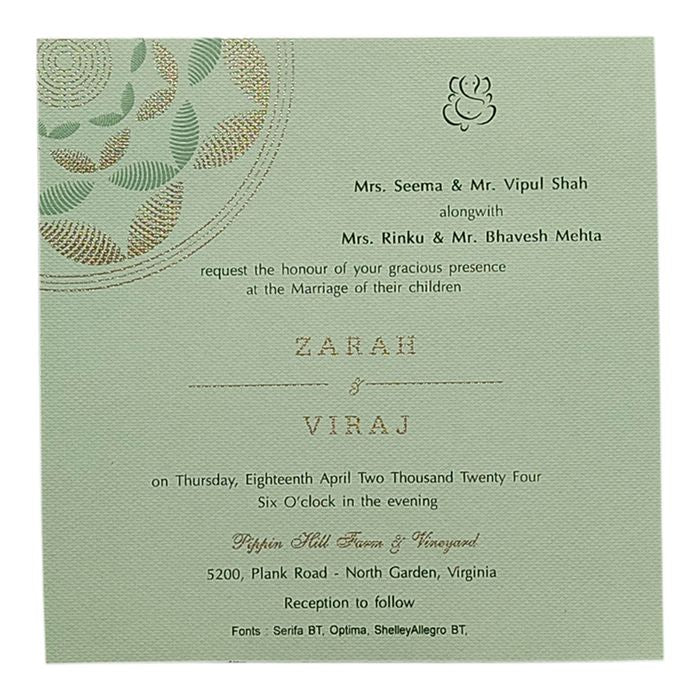 Invitation Card - KRCS6531-King of Cards