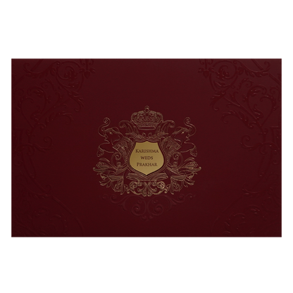 Red Marriage Invitation-KPR09570