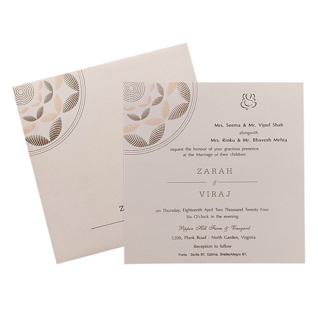Invitation Card - KRCS6532