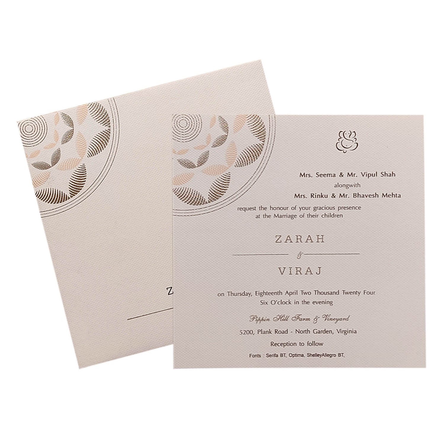 Invitation Card - KRCS6532