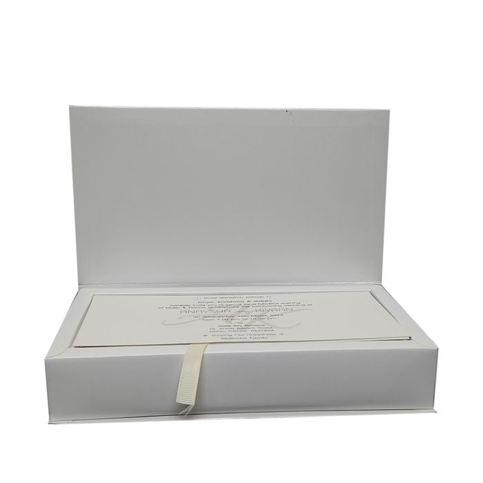 Grey Sweet Box Invitation Card-King of Cards