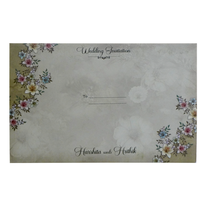 Light Pale Olive Green Invitation-KSI12540