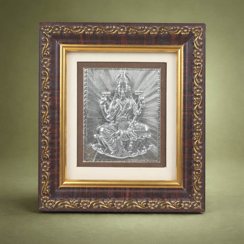 Antique Silver Lakshmi Frame-GRI0190