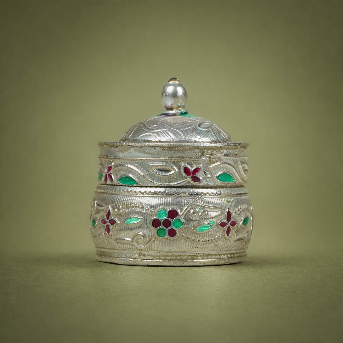 Antique Kumkum or Sindoor Box - GRI0270