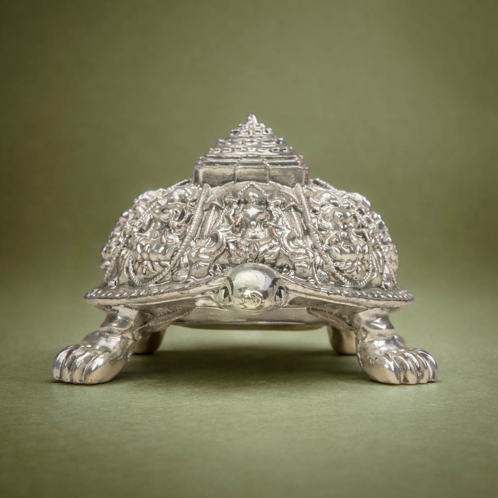 Lucky Tortoise with Ashta Lakshmi and Yantra-GRI0420