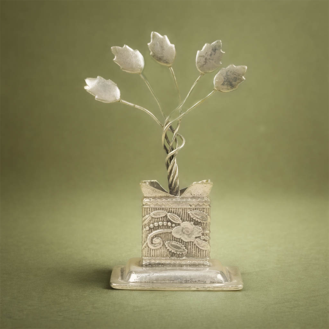 White Metal Tulsi Katte-GRI0450