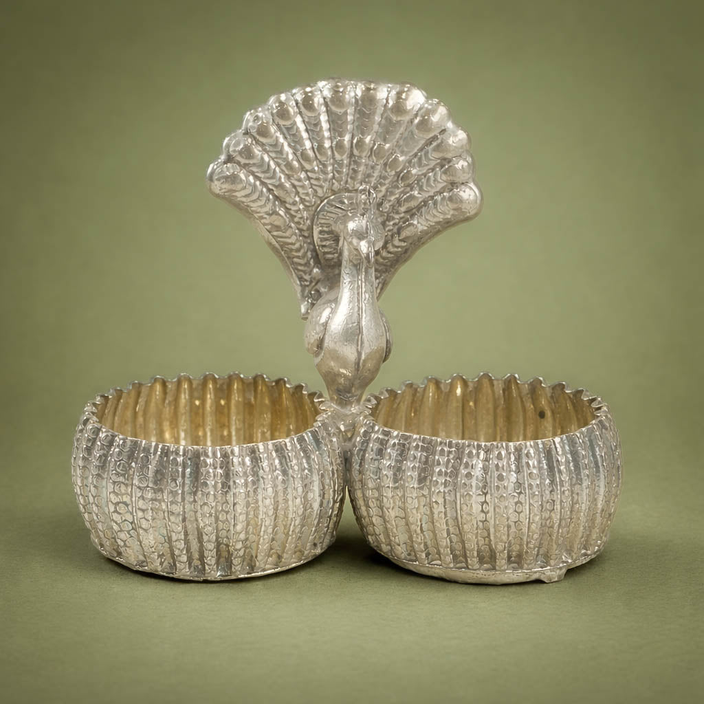 Peacock Haldi Kumkum Holder-GRI0680