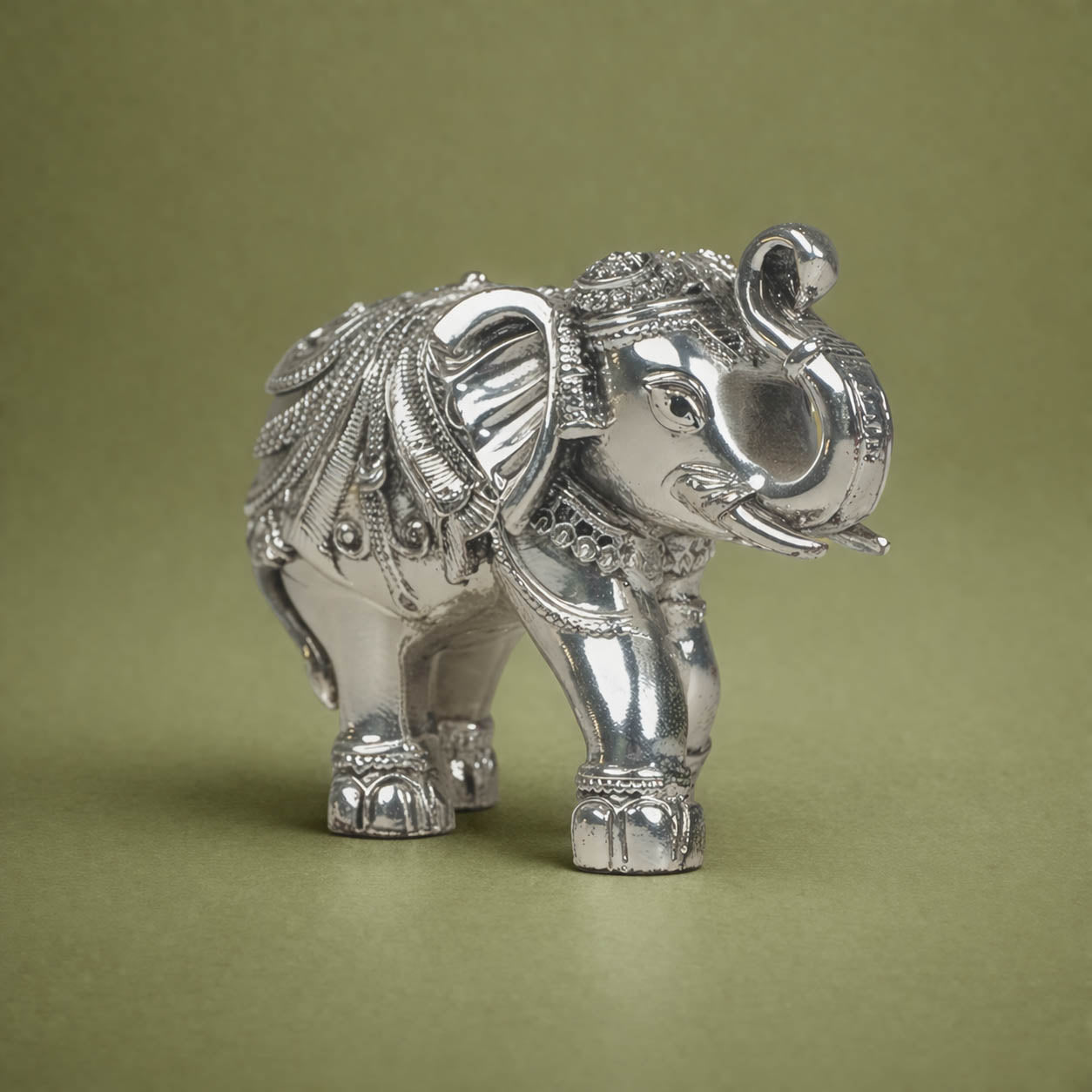 Ornate Elephant Showpiece-GRI0750