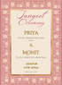Gilded in Pink Sangeet Invitations-AASAN019