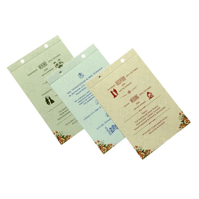 Green Laser Cut Mdf Invitation Card-King of Cards