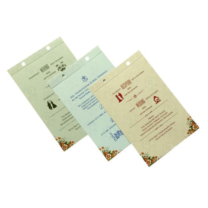 Green Laser Cut Mdf Invitation Card-King of Cards