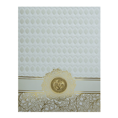 White Wedding Invitation Card-KNJS2054-King of Cards