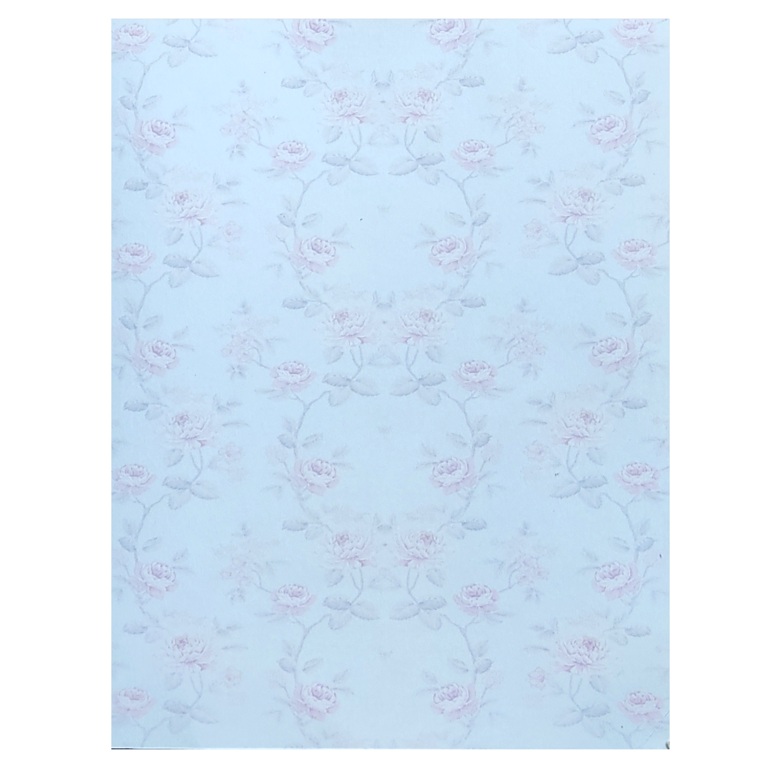 Blue Floral Twofold Wedding Card-KNKQ8304