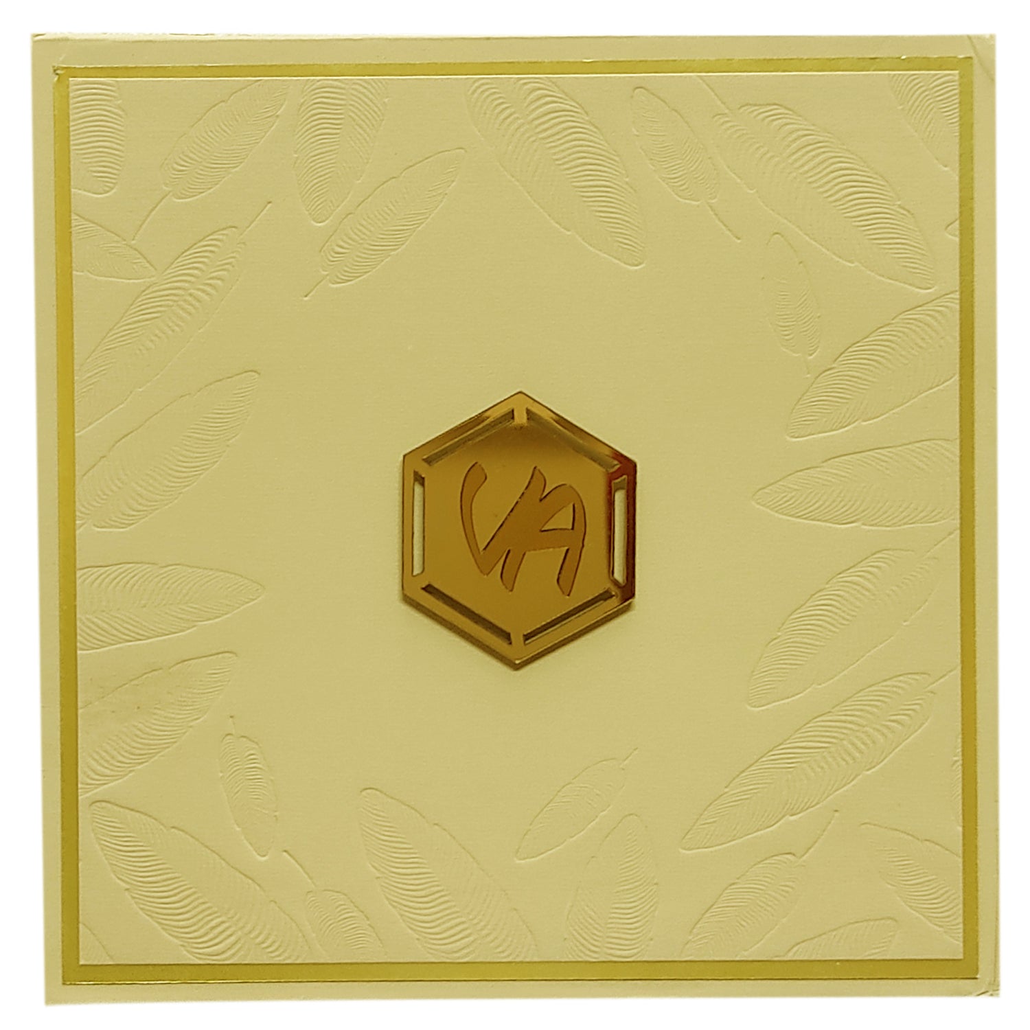 Sandal Door Padded Invitation Card-KRC29680