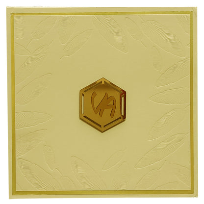 Sandal Door Padded Invitation Card-KRC29680