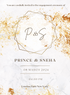 Gold Rings Engagement Invitation-AAEGI018