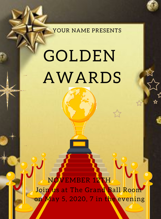 Golden Carpet AWARDS Invitation-AAONY018