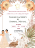 Golden Radiance Hindu Wedding Invitations-AAHWI020