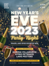 Purple World New Year Party Invitation-AANYI006