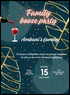 Green Crimson Family Booze Night Invitation-AAFOO007