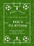 Green Grass Football Invitation-AABLL010