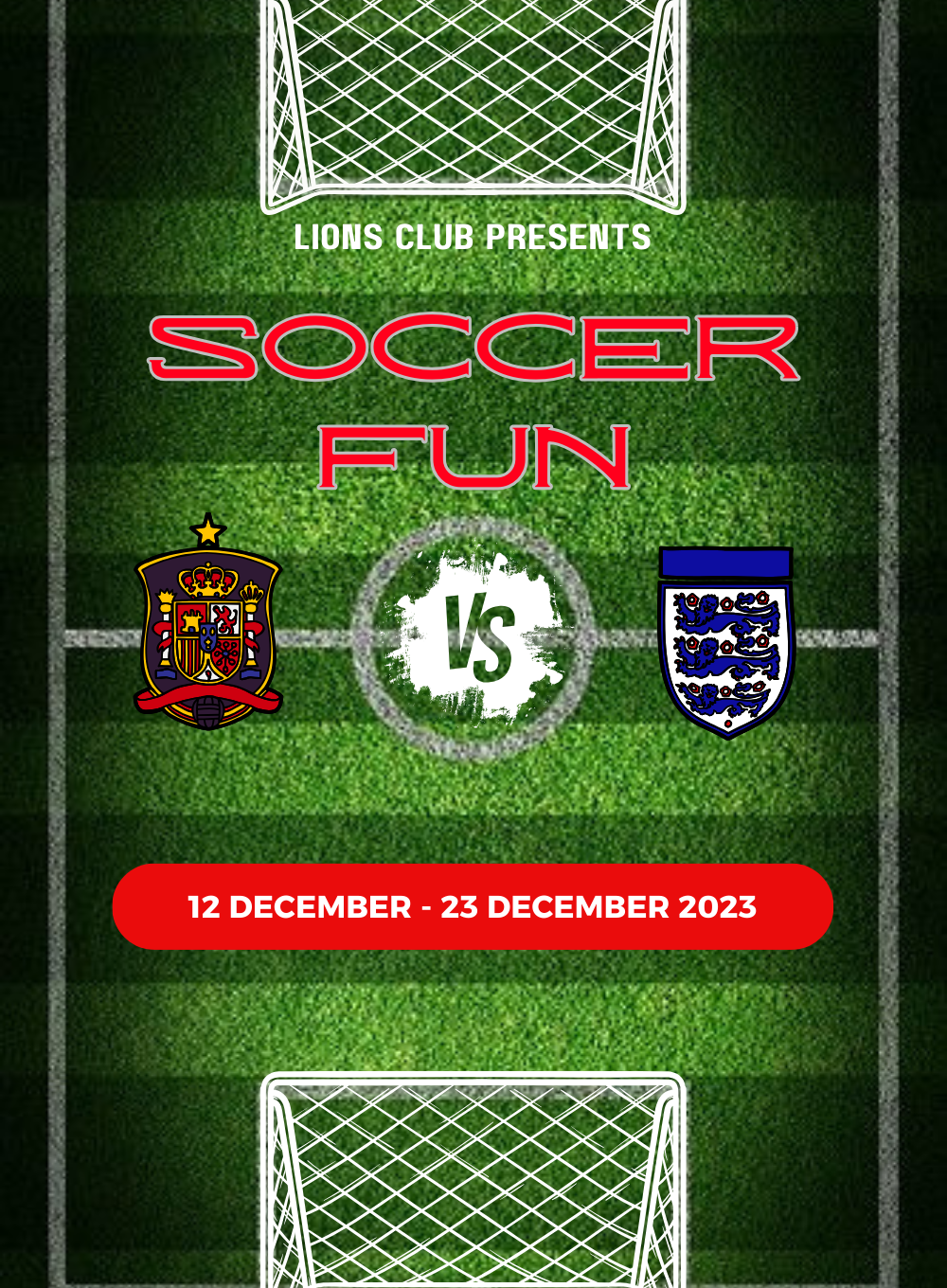 Green Net soccer Invitation-AASCC006
