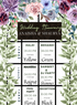 Green Rustic Wedding Itenary Invitation-AAWII025