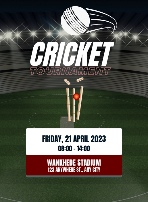 Green Trophy Cricket Invitation-AACRI010