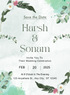 Green Watercolor Save The Date Invitation-AASTD023