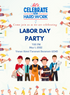 Grey Strength labor day Invitation-King of Cards