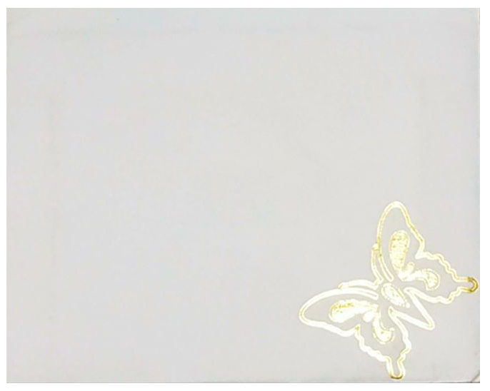 Purple Butterfly Invitation Card
