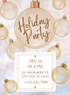 Peach Vacay Holiday Party Invitation-AAHOP001