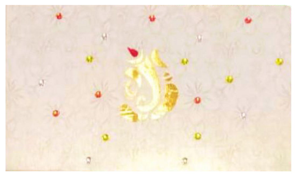 White Personal Invitation Card-cxp140-King of Cards