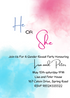 Blue Or Pink Gender Reveal Invitation-AAGRI001