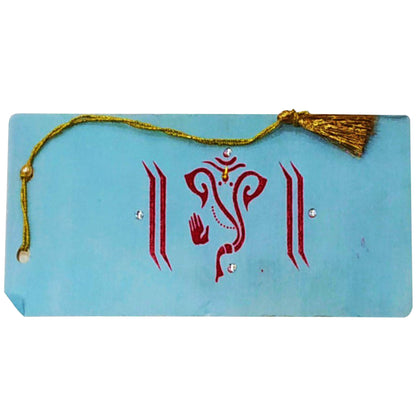 Light Blue Invitation Card-KNKV0408