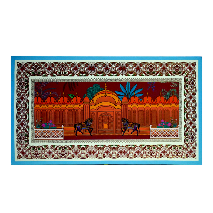 Cream Royal Horse Box Wedding Invitation-King of Cards