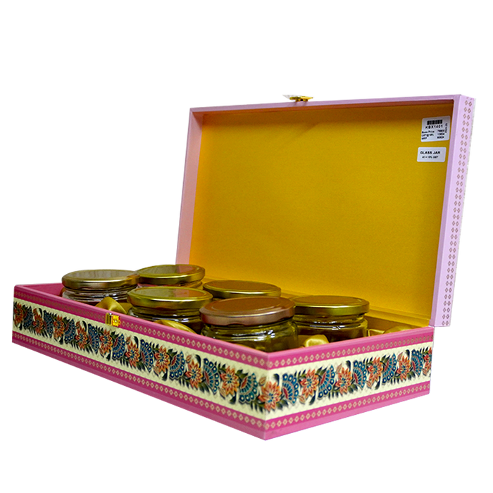 Pink Mandala Floral Box Invitation-King of Cards