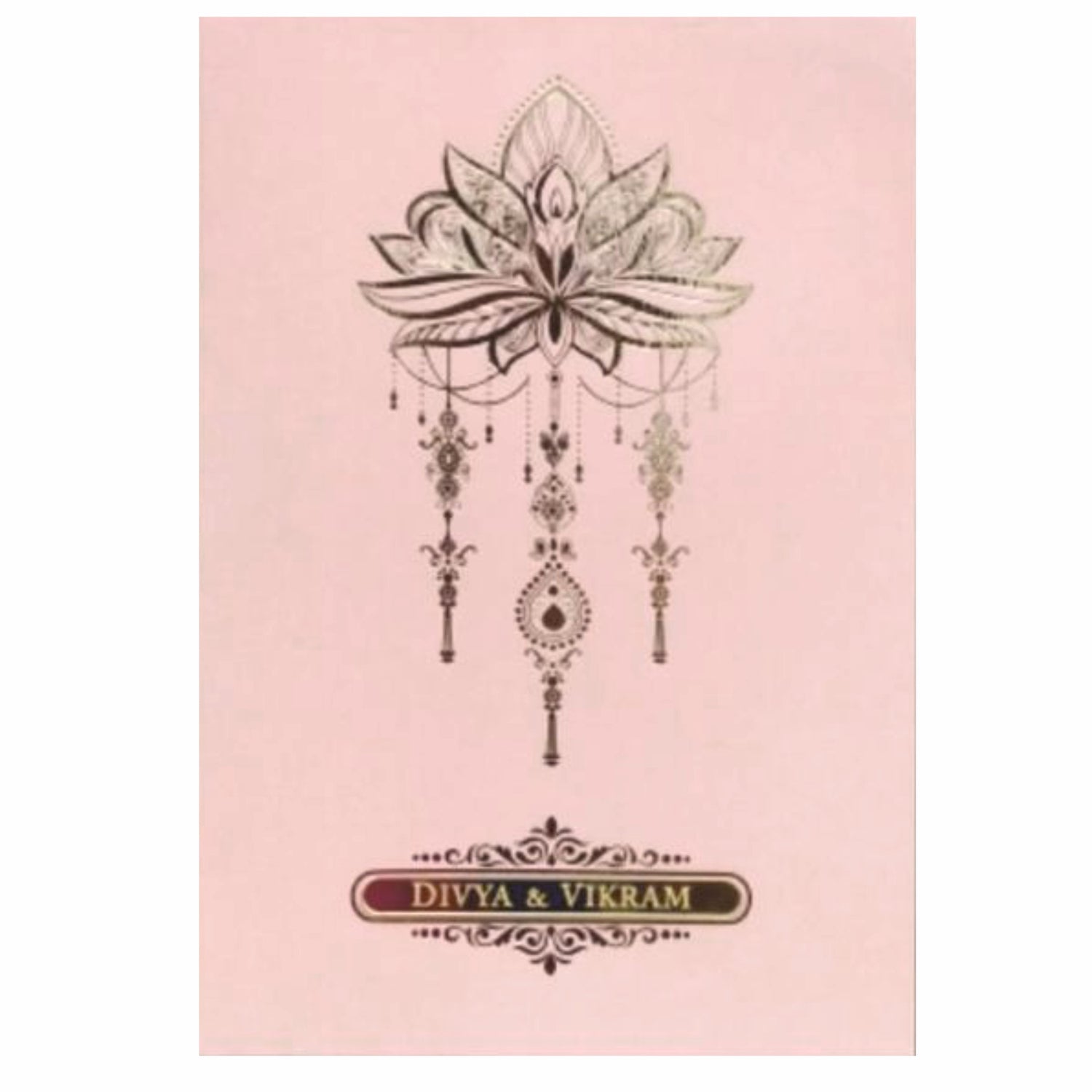 Pink Bag Invitation Card-Knpr4505p