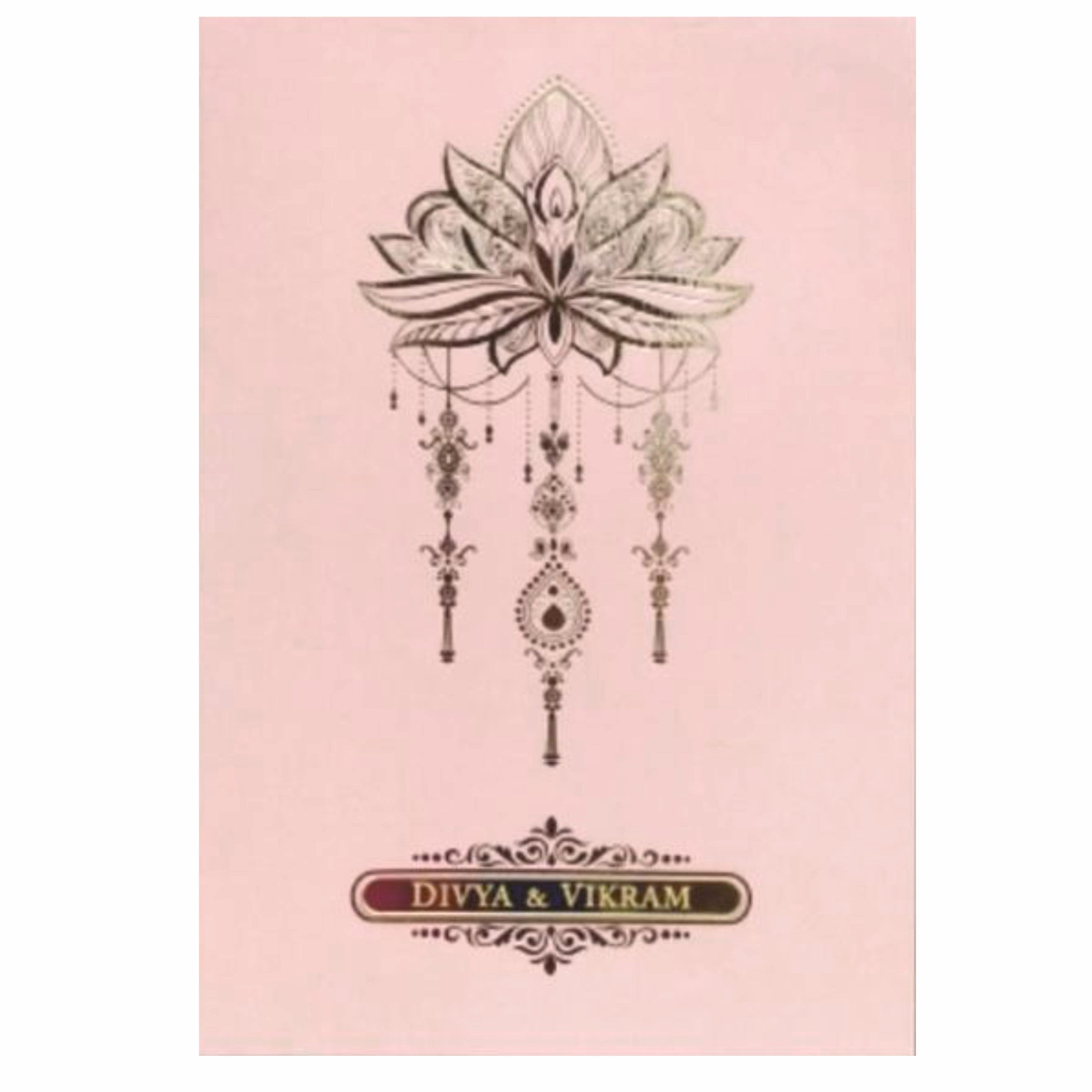 Pink Bag Invitation Card-Knpr4505p