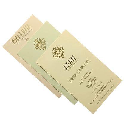 Light Pink Floral Invitation Card Design-King of Cards