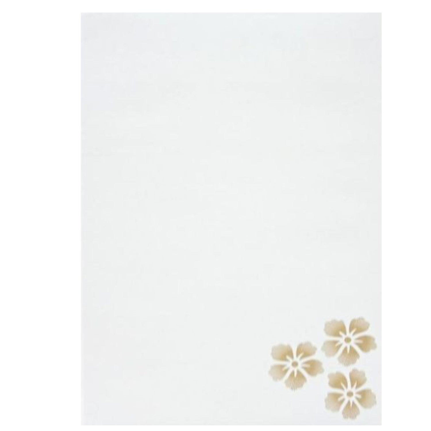 Blue die cut Floral Invitation Card With Stylish Font Message-KNCPC425