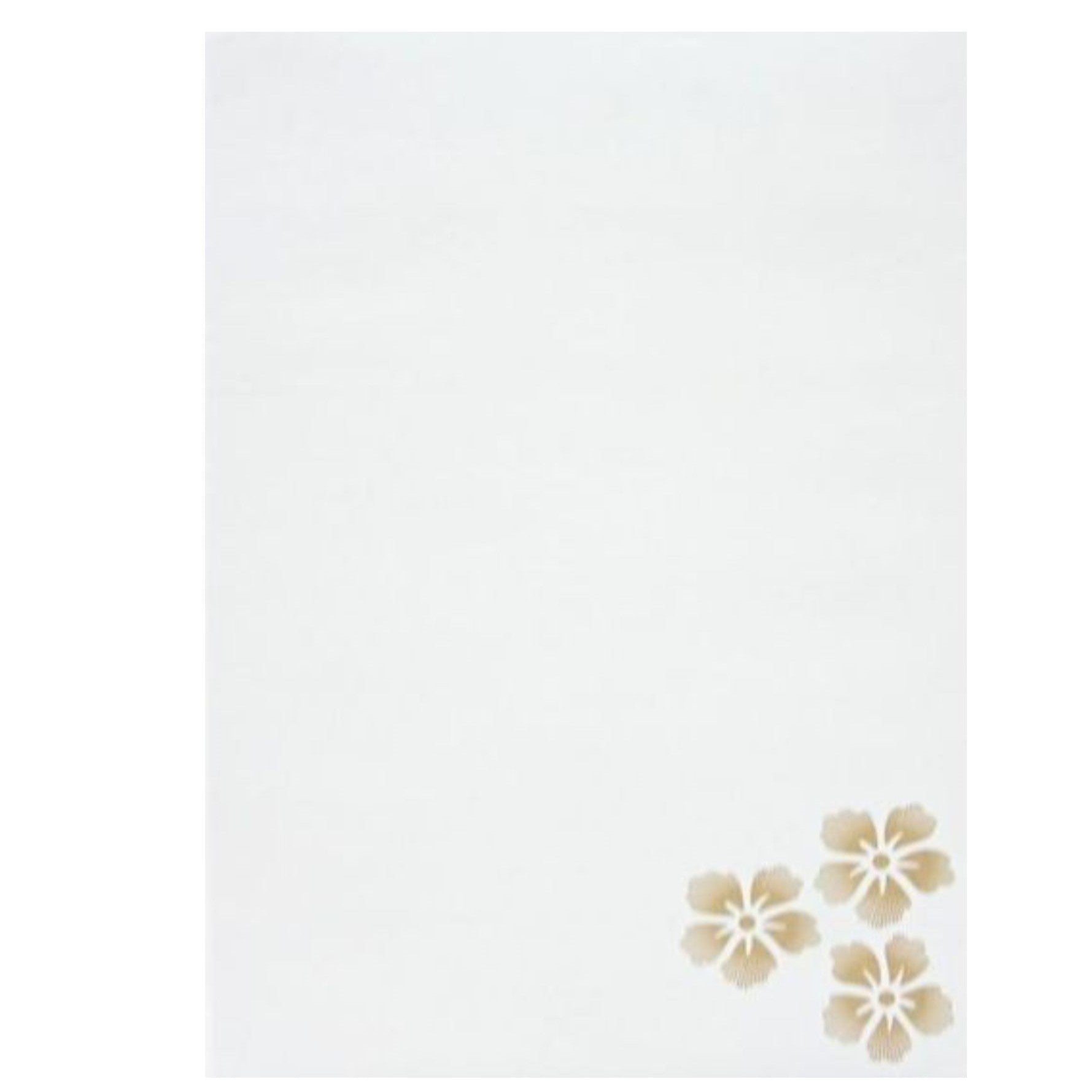 Blue die cut Floral Invitation Card With Stylish Font Message-KNCPC425