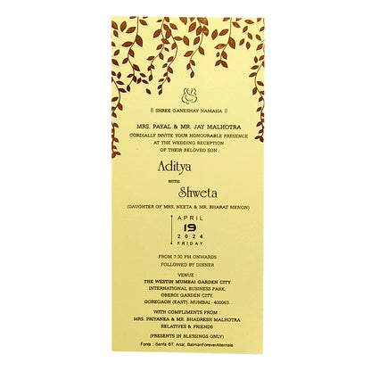 Invitation Card - KRCS6291